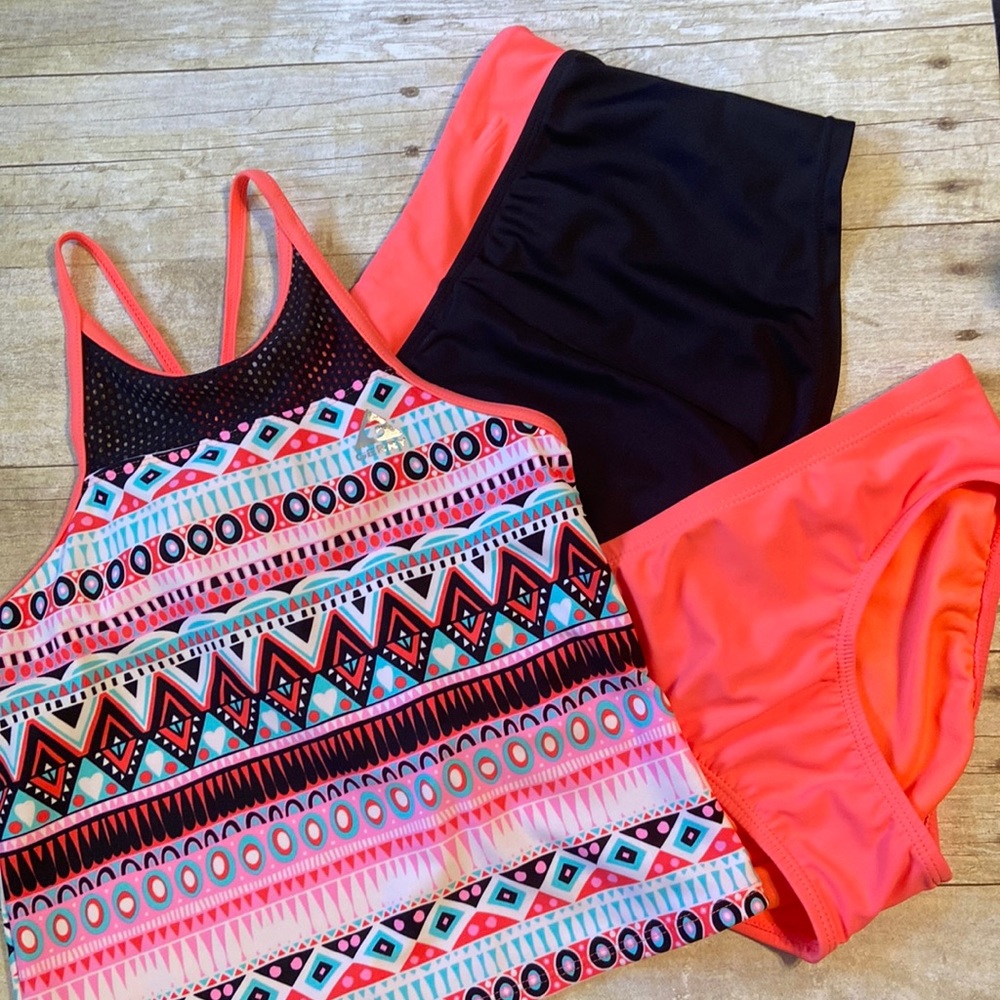 Gerry 3 piece Tankini swimsuit worn once size 10 / 12